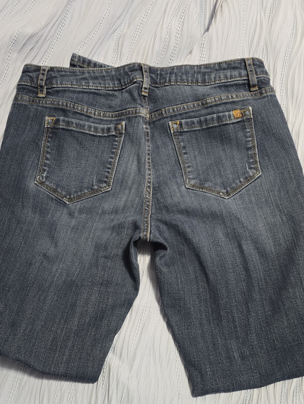 Simply Vera Vera Wang Gray-Blue Skinny Jeans